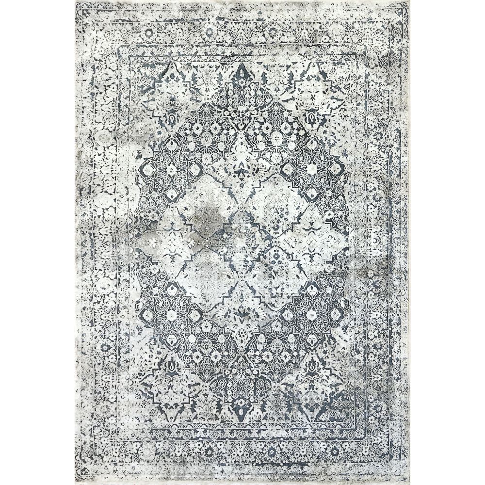Dynamic Rugs 3338-510 Torino 5 Ft. 3 In. X 7 Ft. 7 In. Rectangle Rug in Blue/Ivory